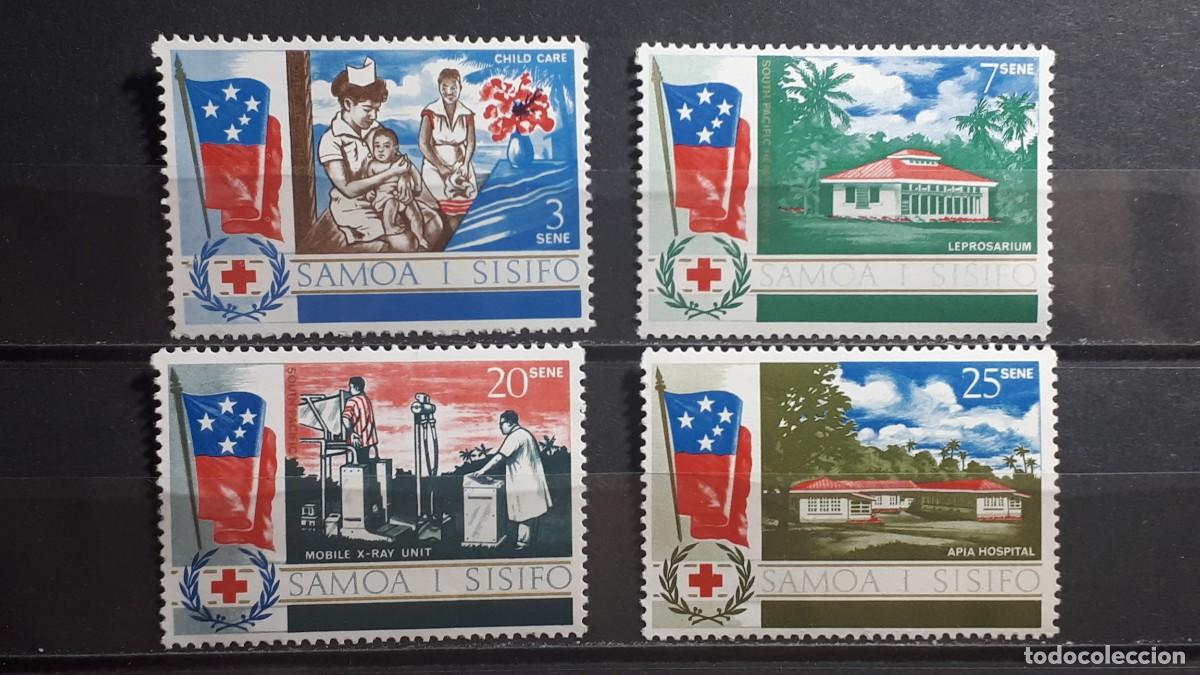 Sellos: SAMOA. A&Ntilde;O 1967. **. YVERT 212/5