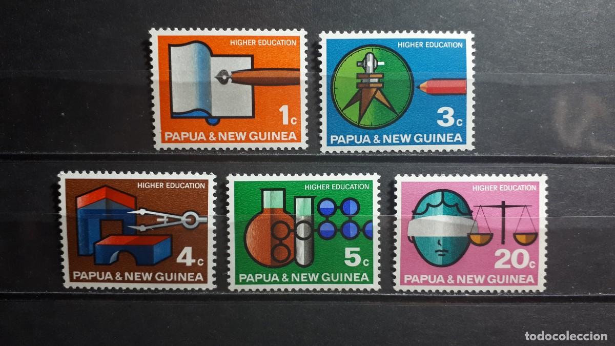 Sellos: PAPUA. A&Ntilde;O 1967. **. YVERT 105/9.