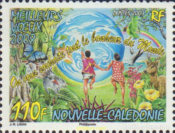 Sellos: 583392 MNH NUEVA CALEDONIA 2007 FELICIDADES PARA EL A&Ntilde;O NUEVO