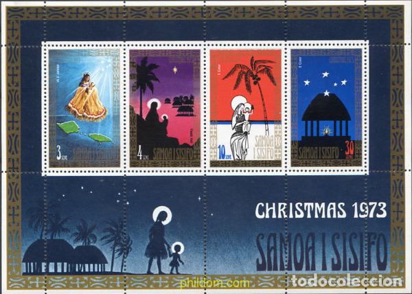 Sellos: 168650 MNH SAMOA 1973 NAVIDAD
