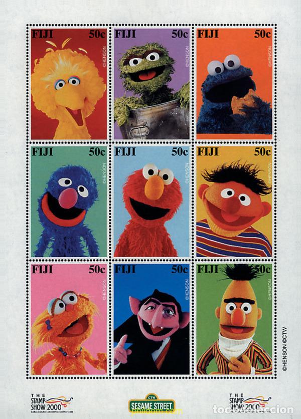 Sellos: 256220 MNH FIJI 2000 BARRIO SESAMO