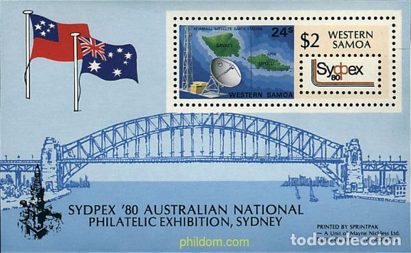 Sellos: 57842 MNH SAMOA 1980 SYDPEX 80. EXPOSICION FILATELICA INTERNACIONAL