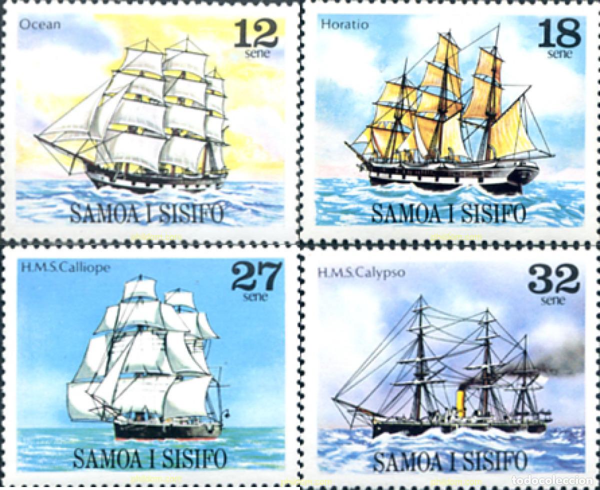 Sellos: 169173 MNH SAMOA 1981 BARCOS