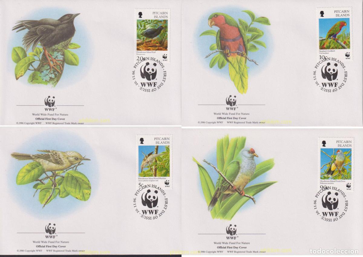 Sellos: 23202 MNH PITCAIRN Islas 1996 AVES DE LA ISLA DE HENDERSON