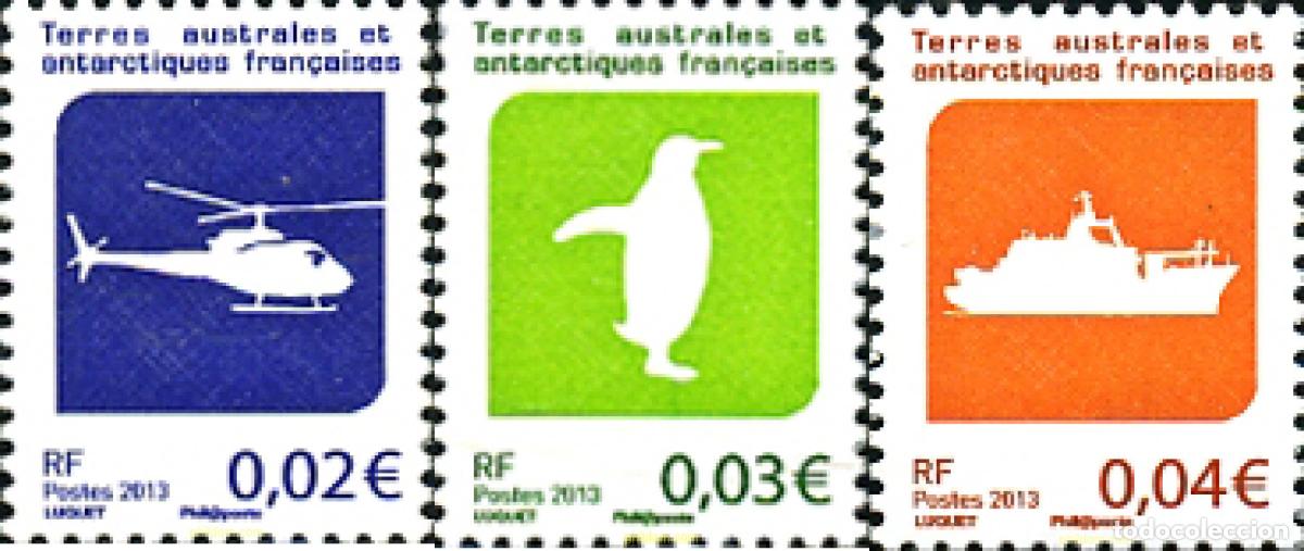 Sellos: 612102 MNH ANTARTIDA FRANCESA 2013 SERIE BASICA