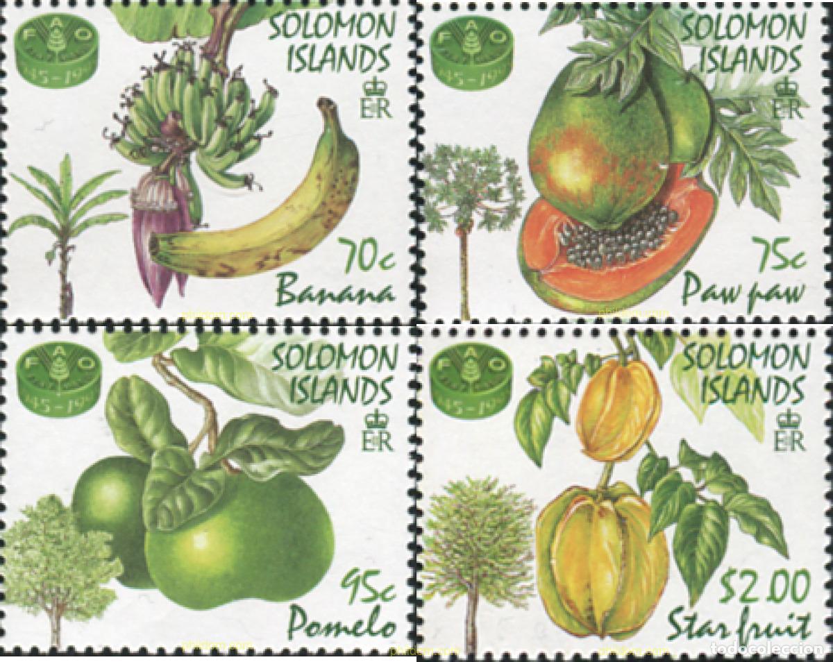 Sellos: 359001 MNH SALOMON 1995 FRUTOS