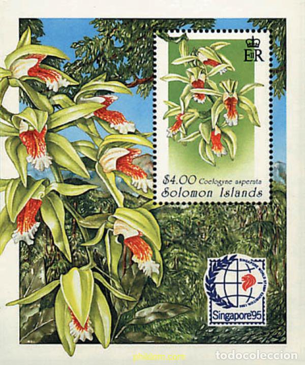 Sellos: 93139 MNH SALOMON 1995 ORQUIDEAS