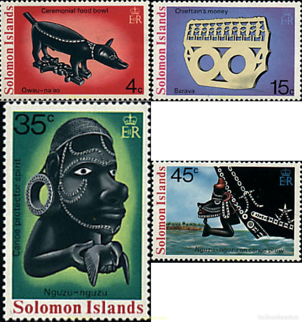 Sellos: 45322 MNH SALOMON 1976 ARTESANIA
