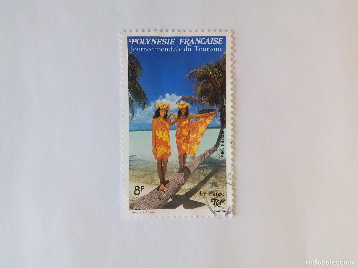 Sellos: A&Ntilde;O 1990 POLINESIA FRANCESA SELLO USADO