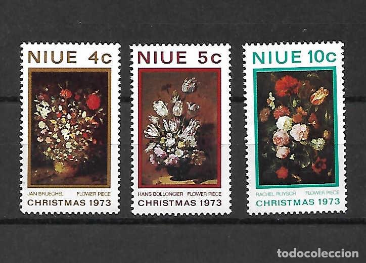 Sellos: lote 3 sellos de NAVIDAD de Niue, sellos a&ntilde;o 1973