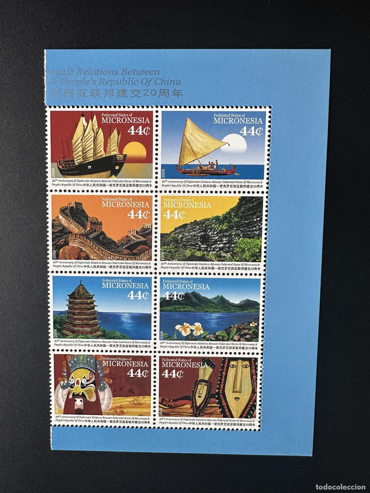 Sellos: Micronesia 2009 Mi. A 2059 - K Relaciones diplom&aacute;ticas con China