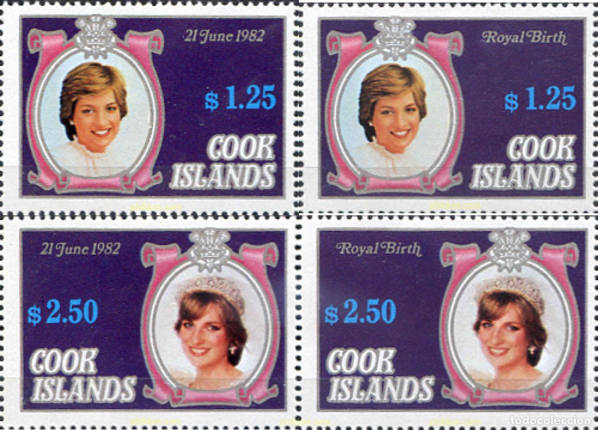 Sellos: 303152 MNH COOK Islas 1982 NACIMIENTO DEL PRINCIPE WILLIAM