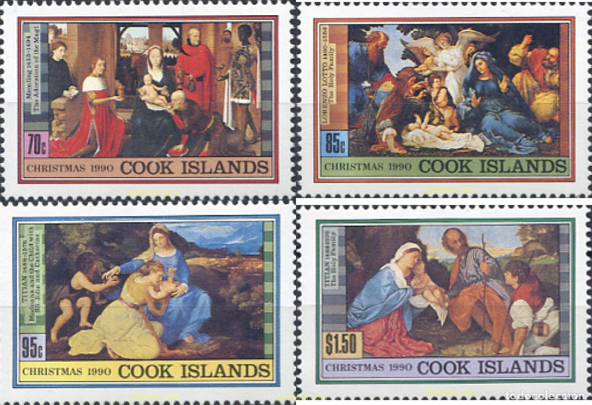 Sellos: 303169 MNH COOK Islas 1990 NAVIDAD
