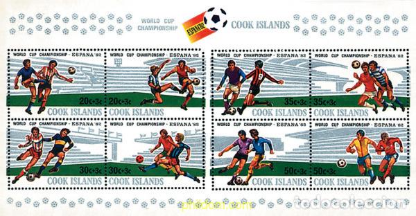 Sellos: 65677 MNH COOK Islas 1981 COPA DEL MUNDO DE FUTBOL. ESPA&Ntilde;A-82