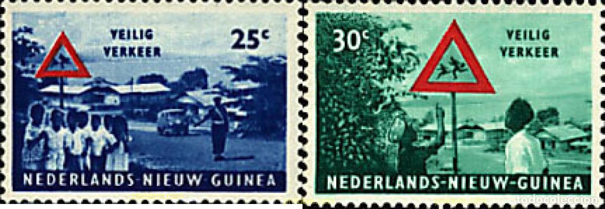 Sellos: 45763 MNH NUEVA GUINEA HOLANDESA 1962 SEGURIDAD VIAL
