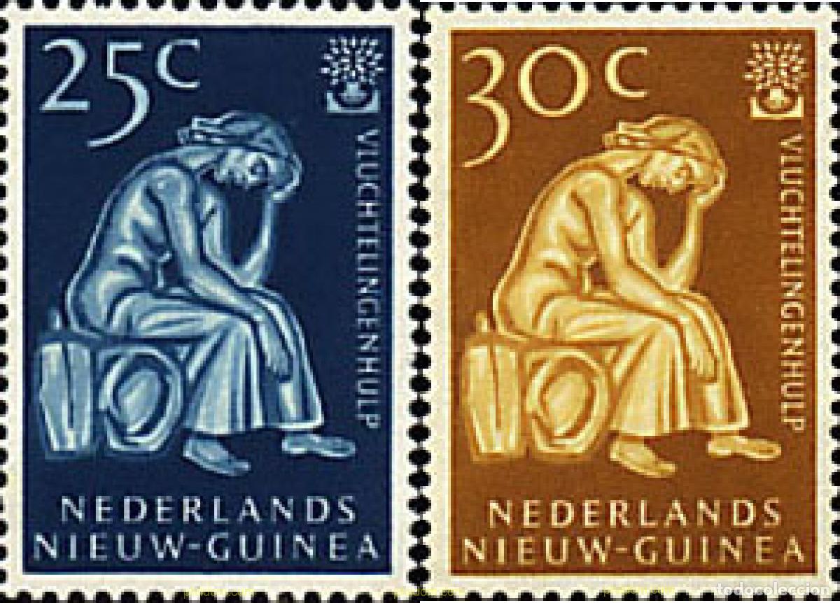 Sellos: 37985 MNH NUEVA GUINEA HOLANDESA 1960 A&Ntilde;O MUNDIAL DEL REFUGIADO