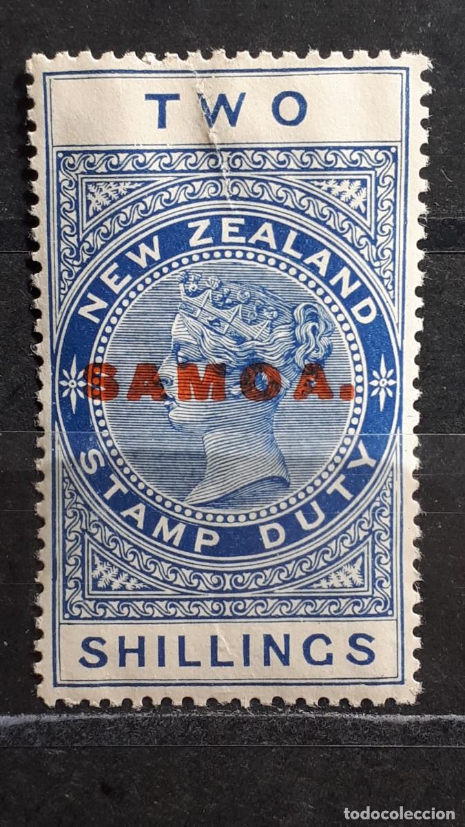 Sellos: SAMOA. A&Ntilde;O 1914-25. *. YVERT 78 - Foto 1