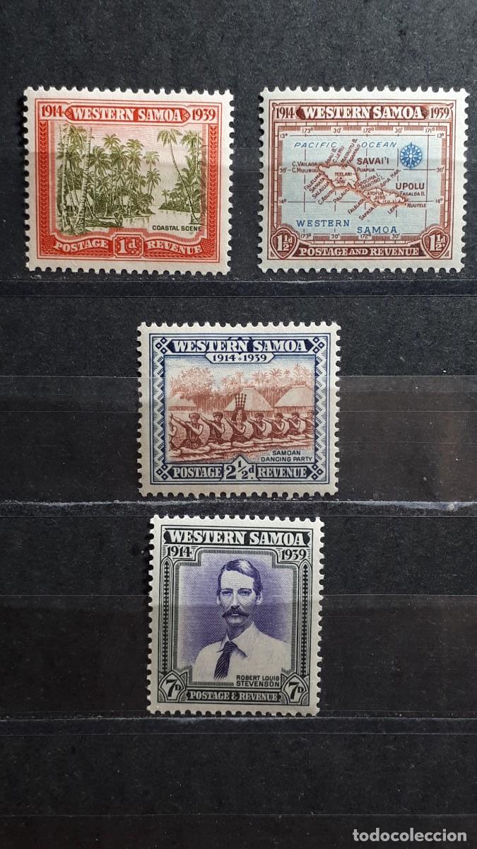 Sellos: SAMOA. A&Ntilde;O 1939. *. YVERT 136/9