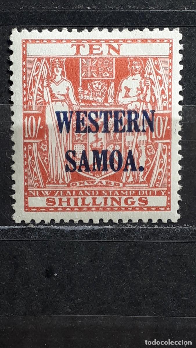 Sellos: SAMOA. A&Ntilde;O 1955. *. YVERT 160B.