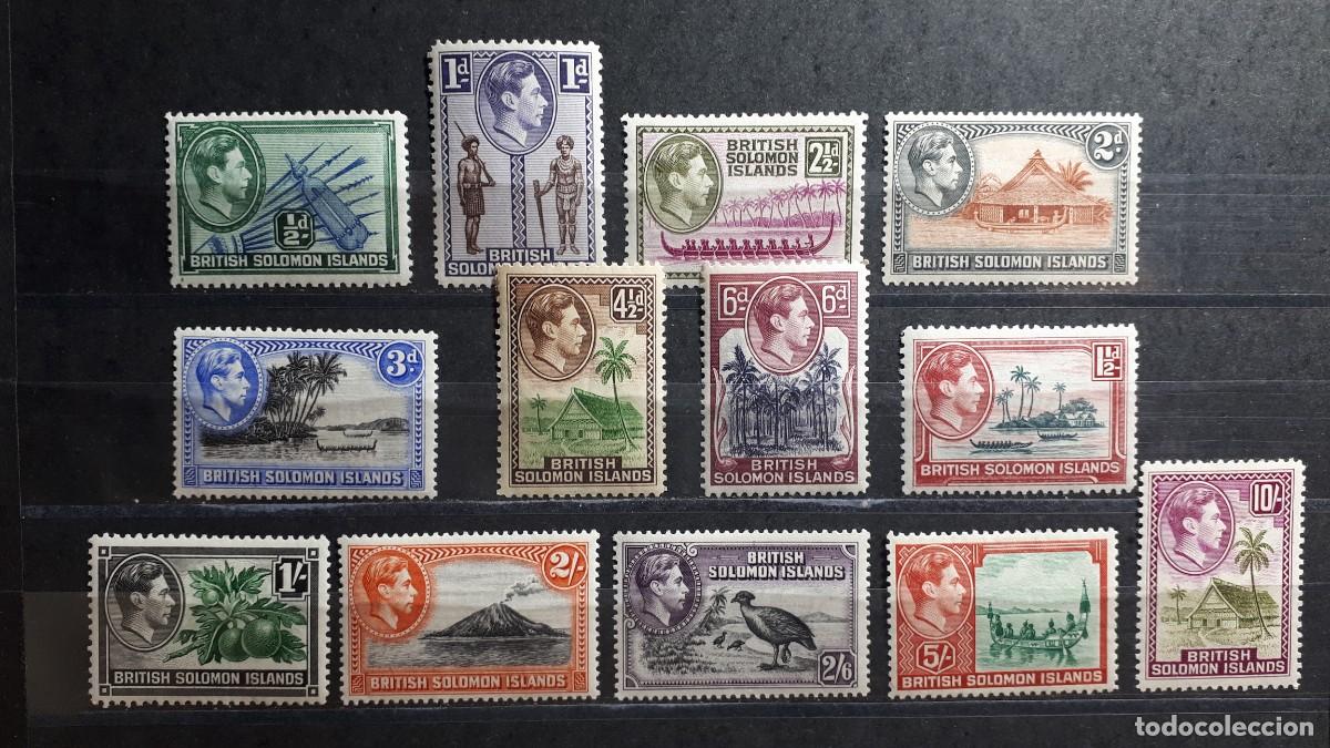 Sellos: SALOM&Oacute;N. A&Ntilde;O 1939. *. YVERT 58/70