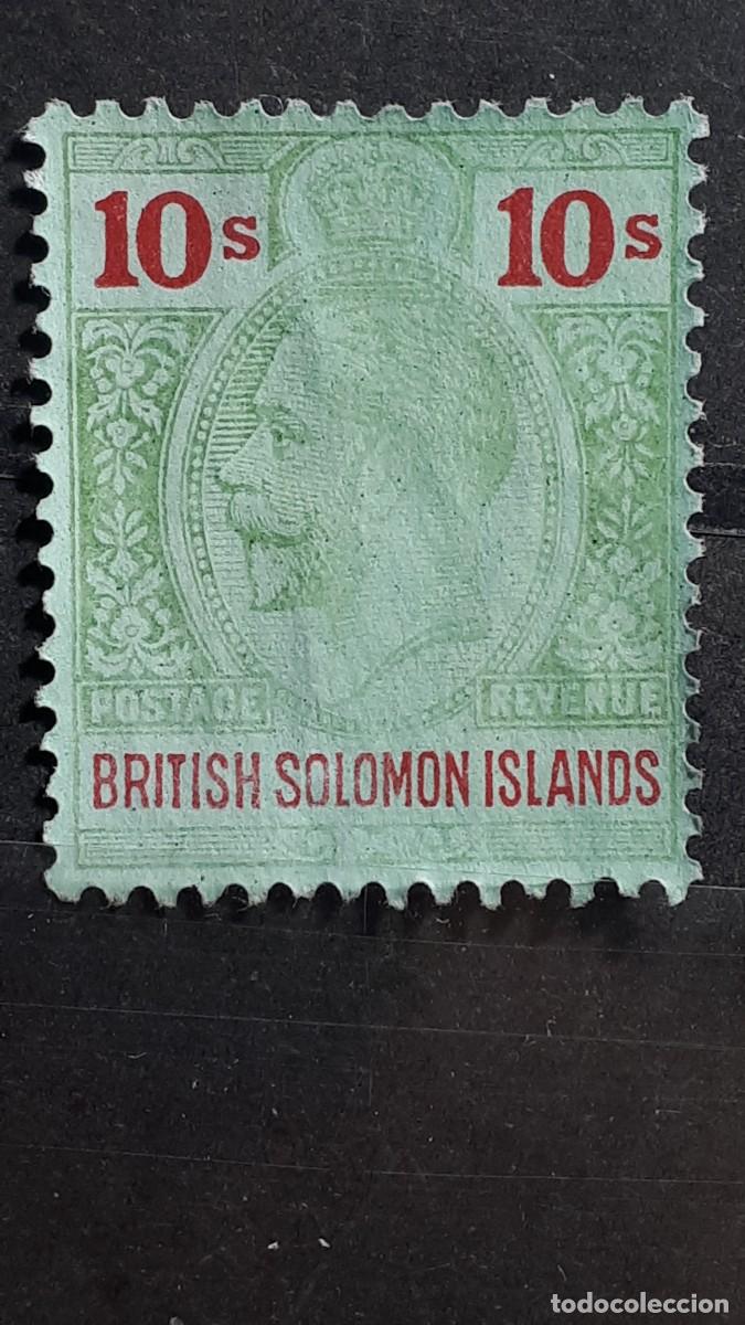 Sellos: SALOM&Oacute;N. A&Ntilde;O 1913. (*). YVERT 35