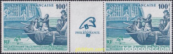 Sellos: 793860 MNH POLINESIA FRANCESA 1989 BICENTENARIO DE LA REVOLUCION FRANCESA