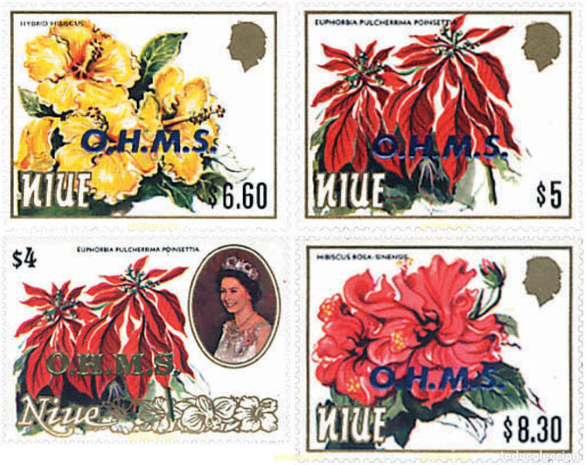 Sellos: 793953 MNH NIUE 1985 FLORES