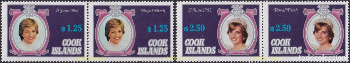 Sellos: 793797 MNH COOK Islas 1982 NACIMIENTO DEL PRINCIPE WILLIAM