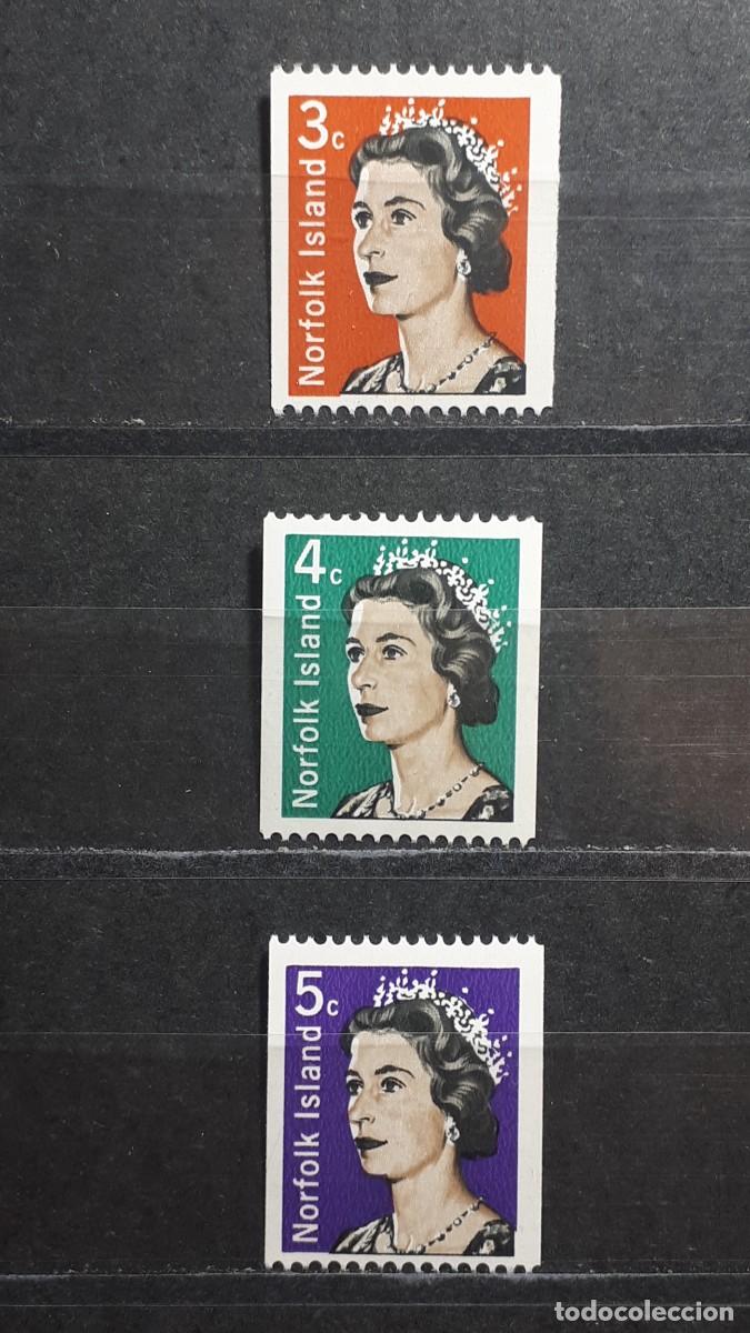 Sellos: NORFOLK. A&Ntilde;O 1968. **. YVERT 95/7