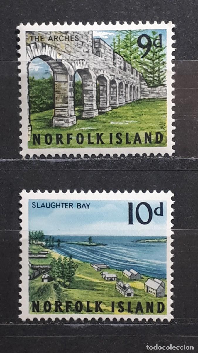 Sellos: NORFOLK. A&Ntilde;O 1964. **. YVERT 55/6