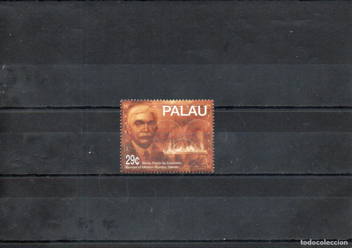Sellos: PALAU. BARON PIERRE DE COUBERTIN.