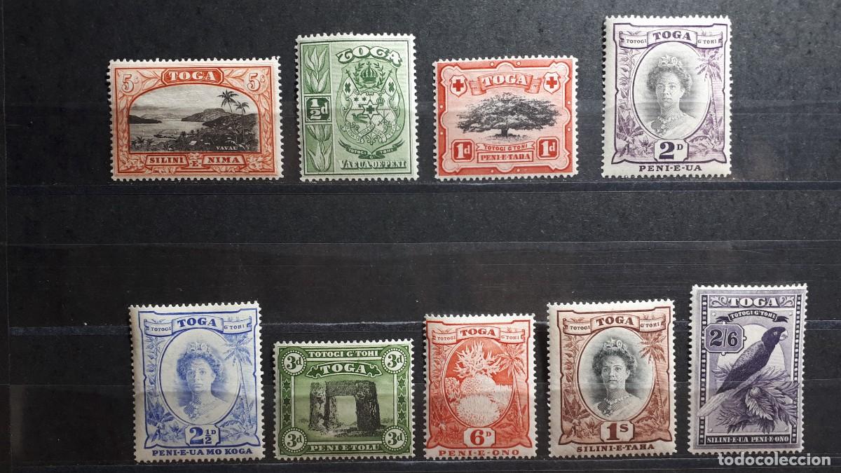 Sellos: TONGA. A&Ntilde;O 1943. *. YVERT 73/81