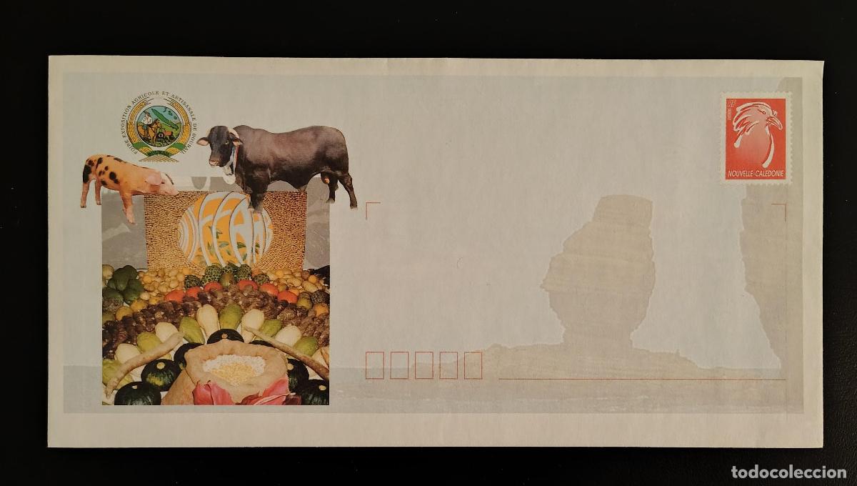 Sellos: Entero postal Nueva Caledonia Feria agr&iacute;cola artesanal de Bourail
