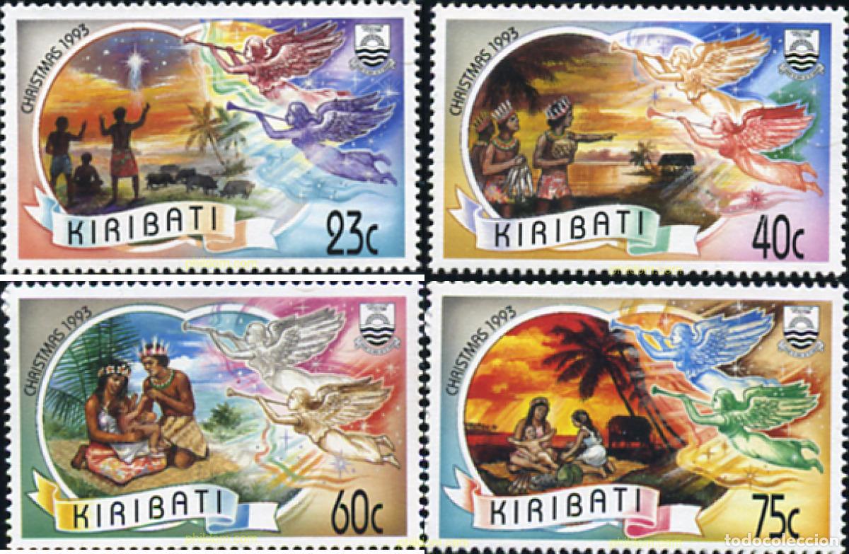 Sellos: 337726 MNH KIRIBATI 1993 NAVIDAD