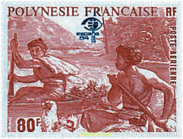 Sellos: 49674 MNH POLINESIA FRANCESA 1984 ESPA&Ntilde;A 84. EXPOSICION FILATELICA INTERNACIONAL