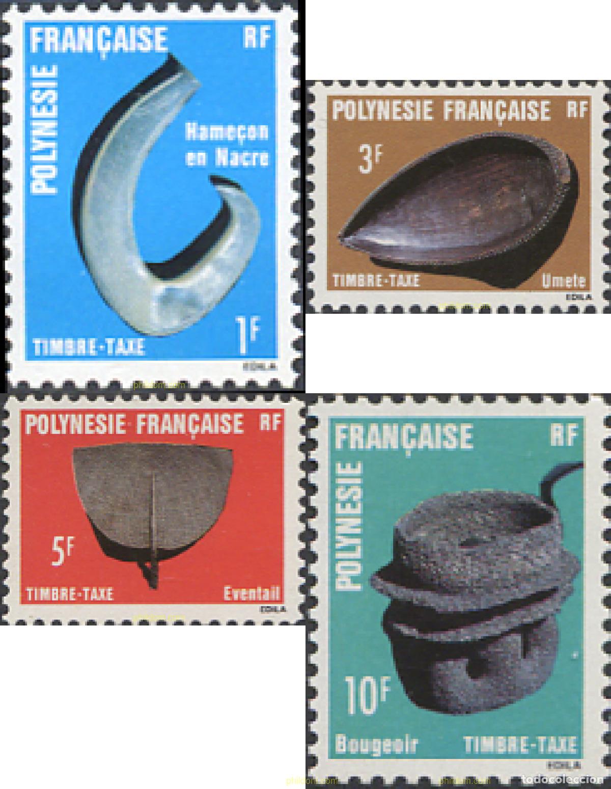 Sellos: 144020 MNH POLINESIA FRANCESA 1984 UTENSILIOS DE ARTE LOCAL