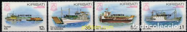 Sellos: 794535 MNH KIRIBATI 1984 BASCOS DE LA COMPA&Ntilde;IA DE NAVEGACION DE KIRIBATI