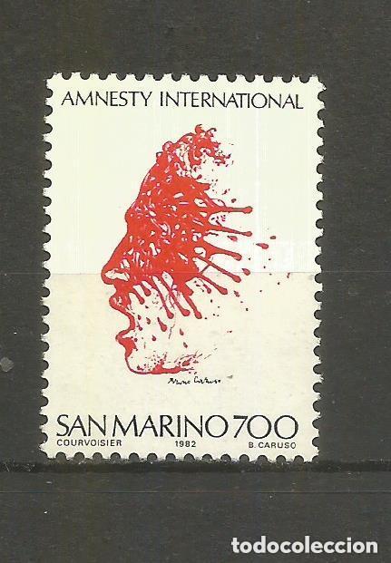 Sellos: San Marino 1982 Ivert 1060 *** Conreso Internacional de Amnistia Internacional en RIMINI