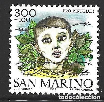 Sellos: San Marino 1982 Ivert 1066 *** Por los Refugiados
