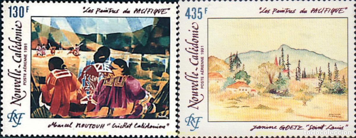 Sellos: 44554 MNH NUEVA CALEDONIA 1991 LOS PINTORES DEL PACIFICO