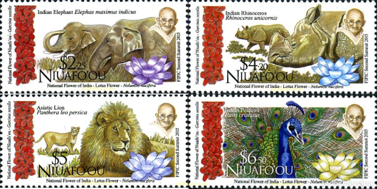 Sellos: 357478 MNH NIUAFO OU 2016 FAUNA Y FLORA