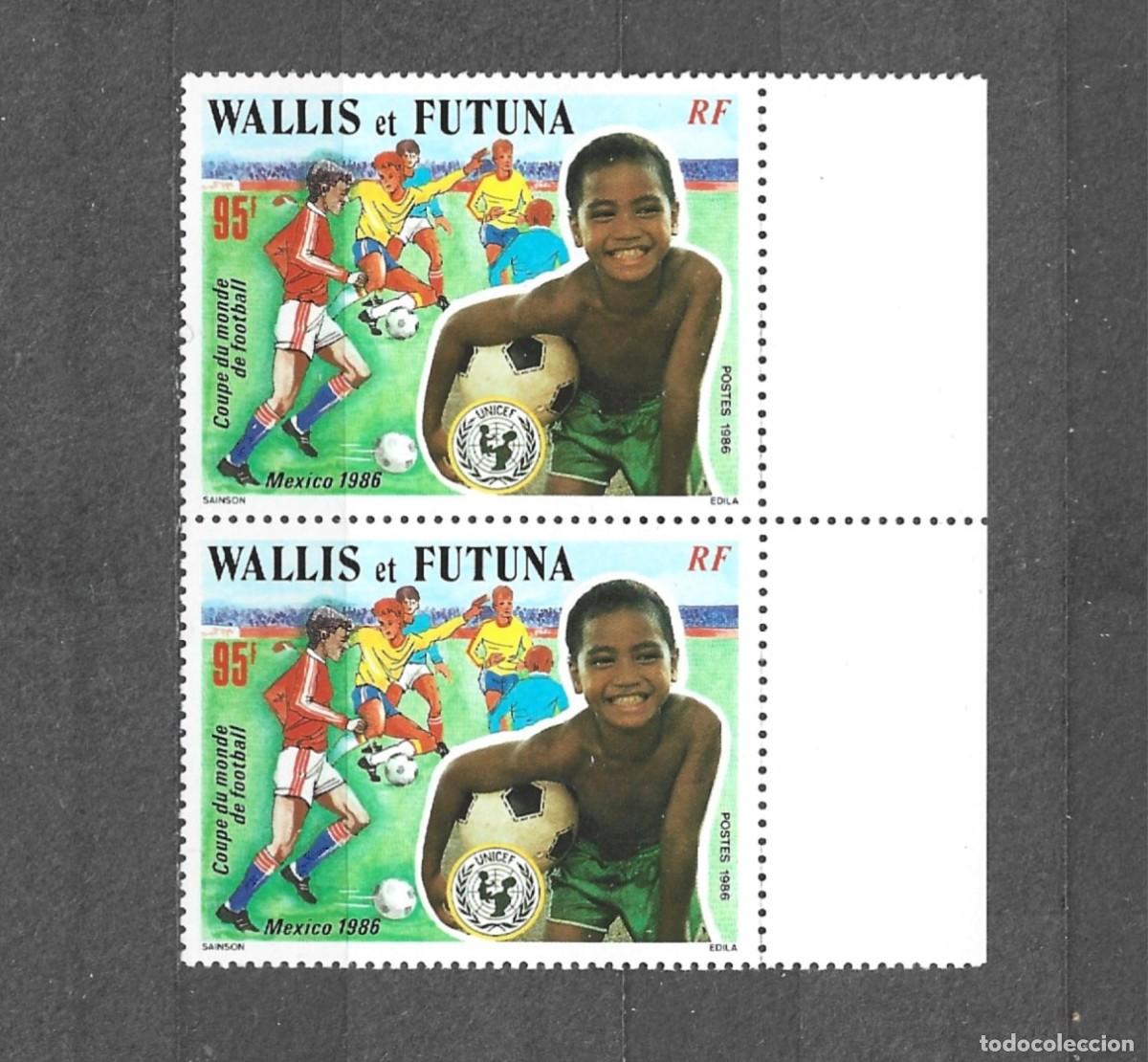 Sellos: Sellos de Wallis et Futuna 1986 - Mexico 1986. World Cup Football - D6
