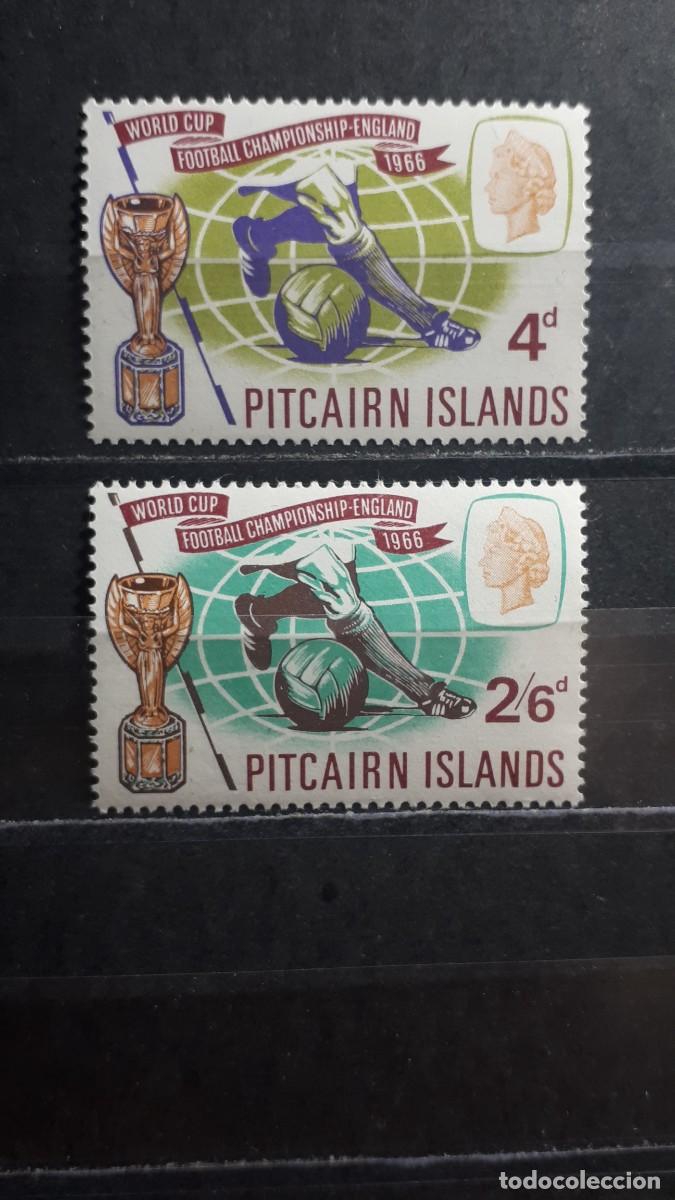 Sellos: PITCAIRN. A&Ntilde;O 1966. **. YVERT 59/60