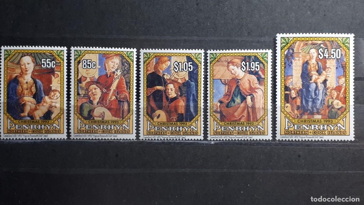 Sellos: PENRHYN. A&Ntilde;O 1993. **. YVERT 402/6