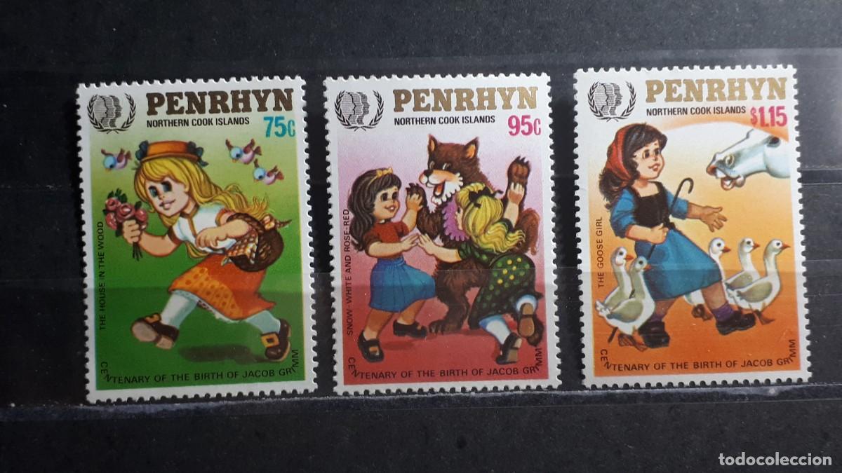 Sellos: PENRHYN. A&Ntilde;O 1985. **. YVERT 314/6