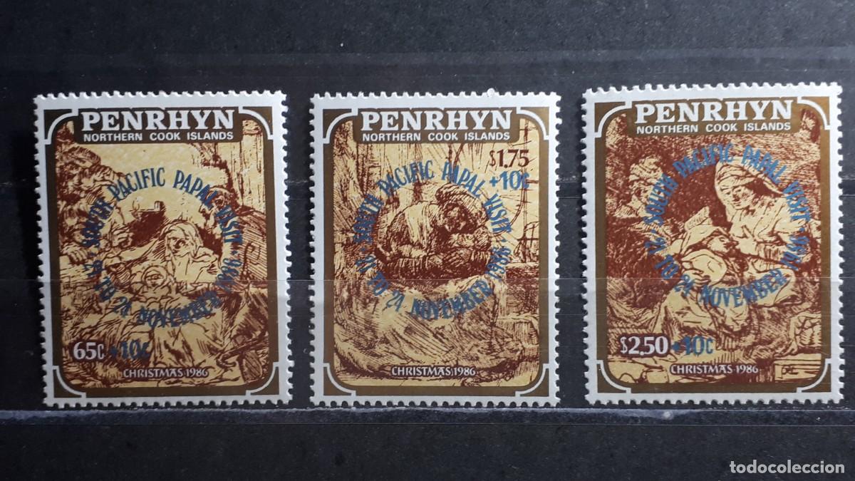 Sellos: PENRHYN. A&Ntilde;O 1986. **. YVERT 333/5