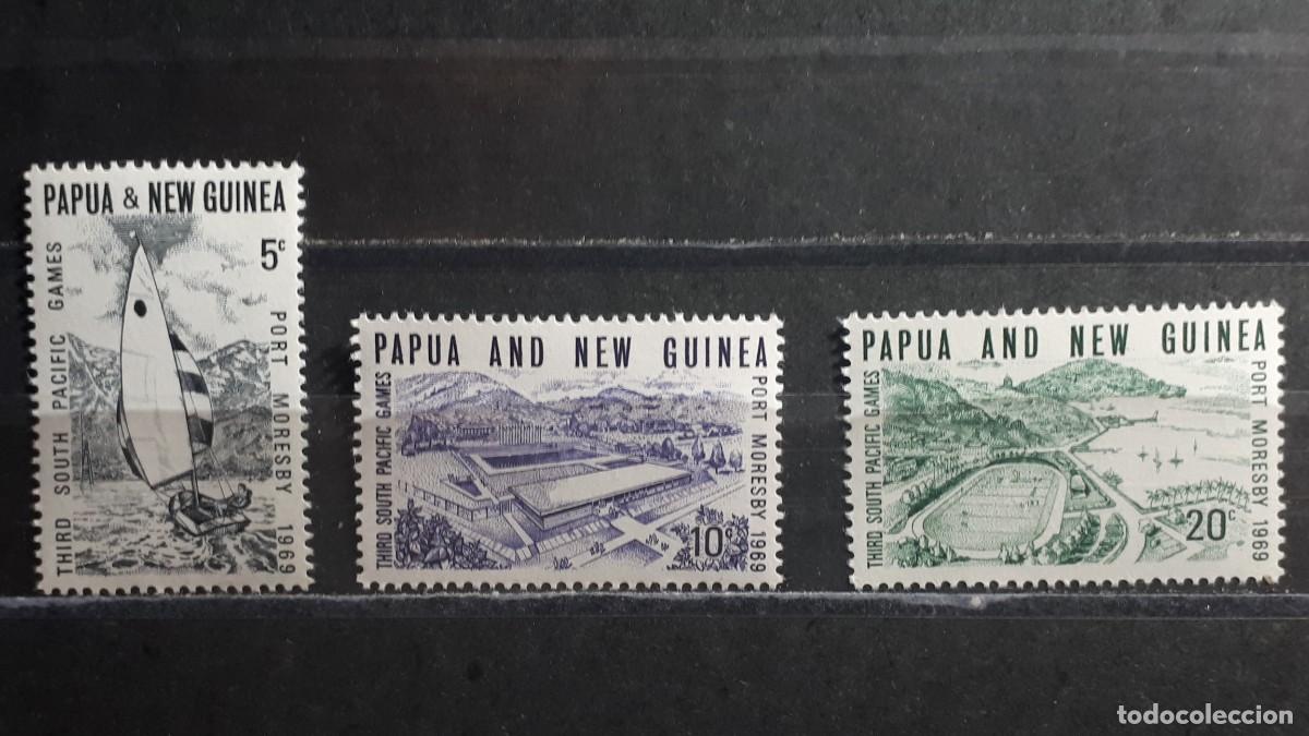 Sellos: PAPUA. NUEVA GUINEA. A&Ntilde;O 1969. **. YVERT 157/9