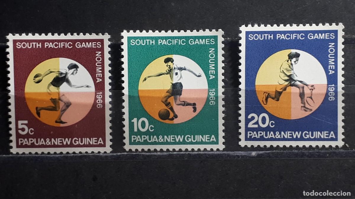 Sellos: PAPUA. NUEVA GUINEA. A&Ntilde;O 1966. **. YVERT 98/100