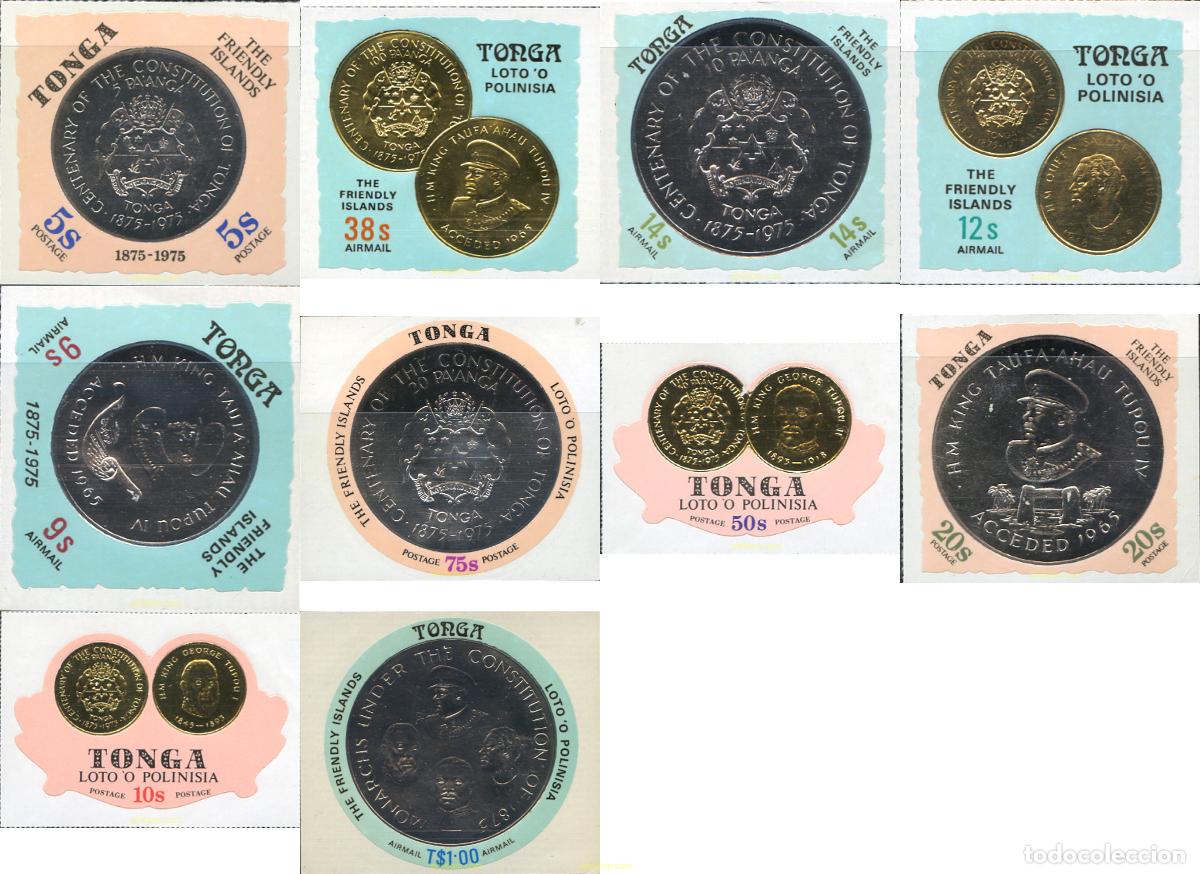 Sellos: 212861 MNH TONGA 1975 CENTENARIO DE LA CONSTITUCION