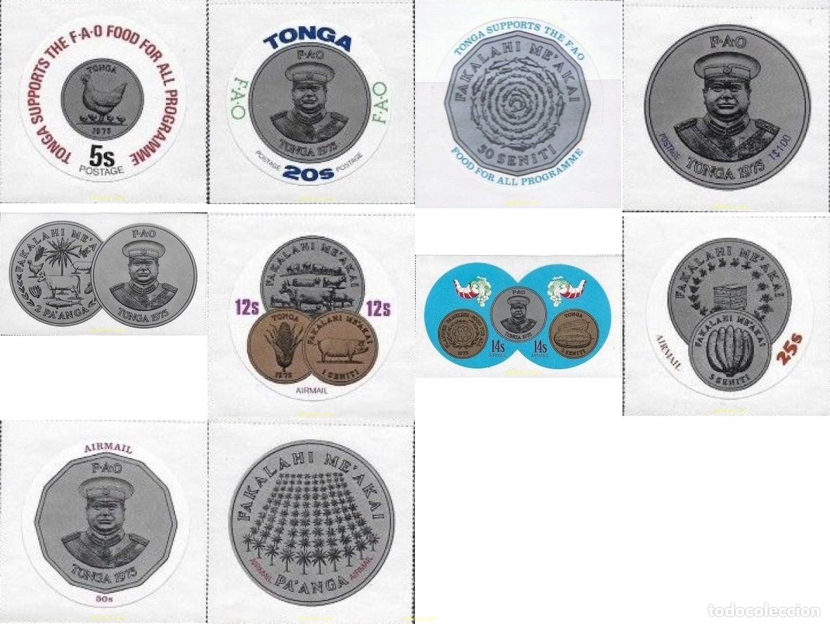 Sellos: 180414 MNH TONGA 1975 ORGANIZACION PARA LA ALIMENTACION Y LA AGRICULTURA